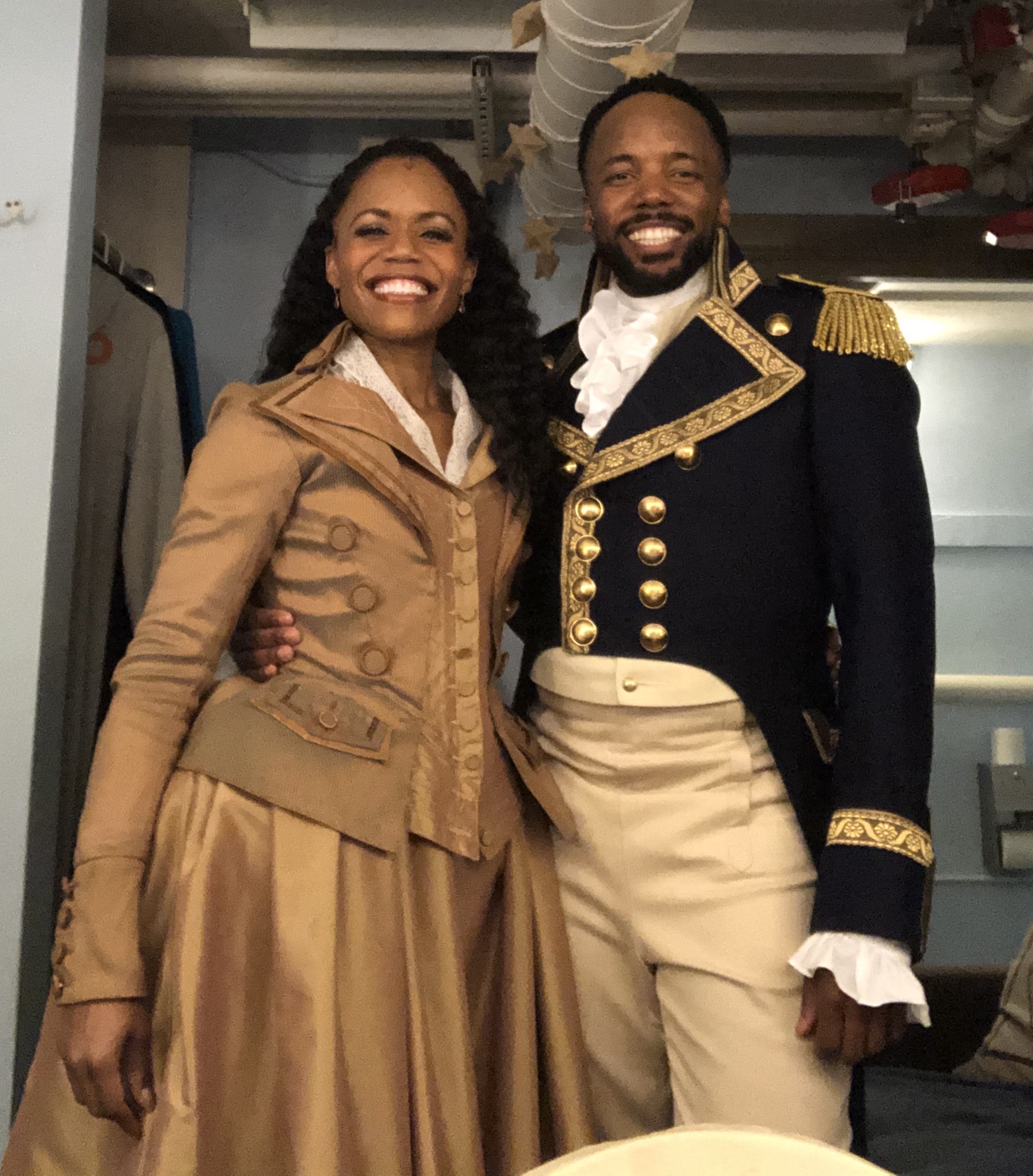 Nikki with Tommar Wilson in Hamilton