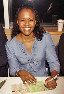 Nikki Renée Daniels at Scott Alan’s cd release event