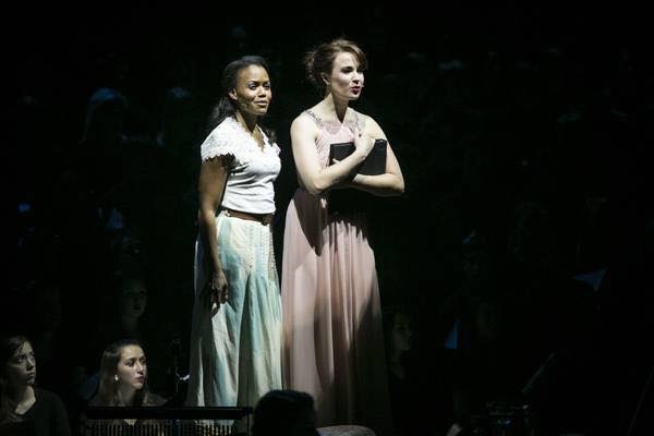 Nikki Renée Daniels and Sierra Boggess in THE SECRET GARDEN in concert at Avery Fisher Hall