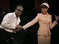 Nikki Renée Daniels and Brandon Victor Dixon in Ray Charles Live at the Pasadena Playhouse.