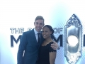 Nikki Renée Daniels with Nic Rouleau at THE BOOK OF MORMON 5th anniversary party
