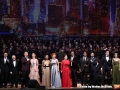 Singing with Laura Osnes, Ramin Karimloo, Norm Lewis, Lea Salonga, Ryan Silverman, Tony Yazbeck, Sierra Boggess, Michael Arden, Carolee Carmello and Alan Corduner at Carnegie Hall.  Photo Credit: Walter McBride