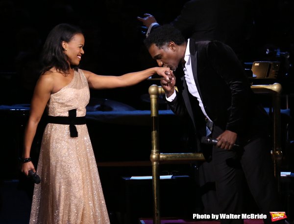 Singing with Norm Lewis at Carnegie Hall. Photo Credit: Walter McBride