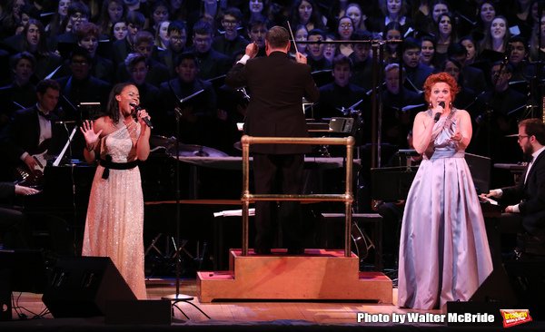 Singing with Carolee Carmello at Carnegie Hall.  Photo Credit: Walter McBride